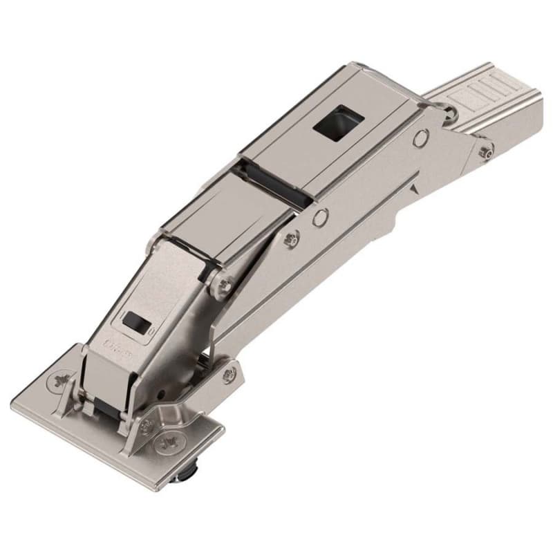 Clip Top 110° Opening Hinge with BLUMOTION Self-Closing, 32mm Boring Pattern, Full Overlay, Nickel-Plated, Expando