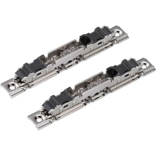 Aventos HS, HL, HK Wood/Wide Aluminum Door Hardware Set, Nickel-Plated