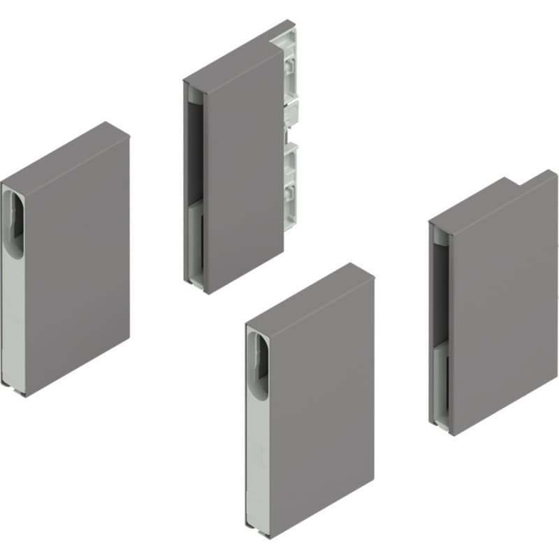 Merivobox Front/Back Boxcover E-Height, Indium Gray Matte