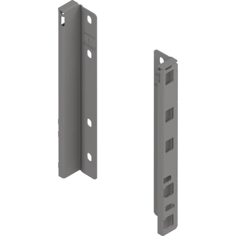 Merivobox Back Fixing Bracket E-Height 209mm, Indium Gray Matte