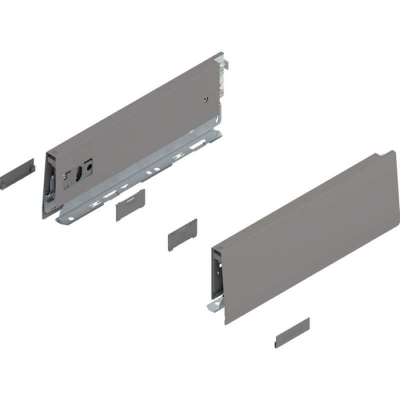 Merivobox Drawer Profile M-Height 91mm, Indium Gray Matte, 270mm