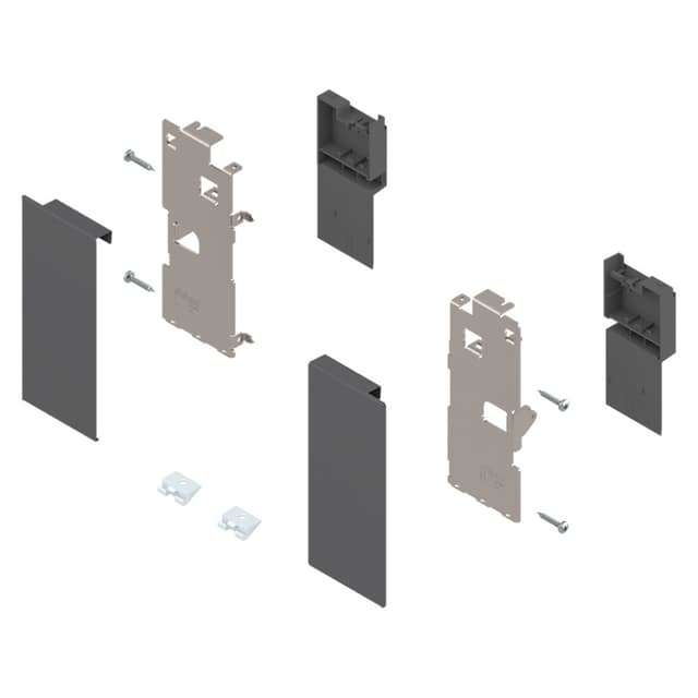 Blum LEGRABOX K-Height Interior Front Fixing Brackets, Screw-On