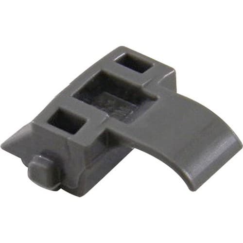 Compact 86° Opening Angle Restriction Clip, Deep Gray