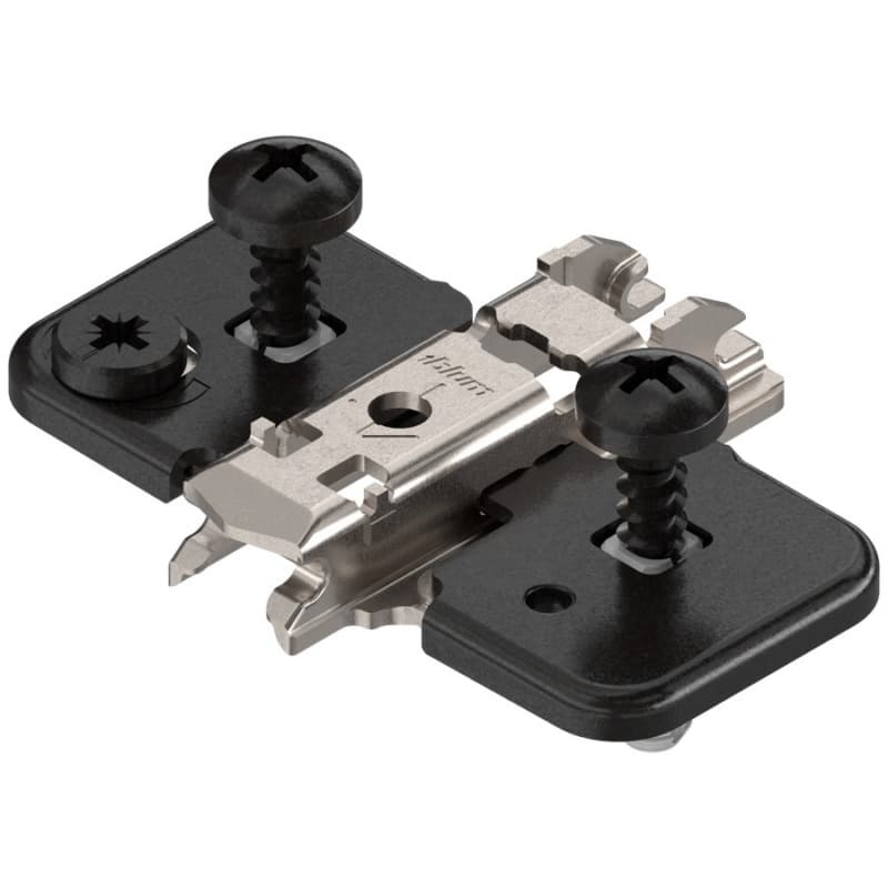 Clip Cam Adjustable Wing Mounting Plate, Onyx Black, Expando, 0mm