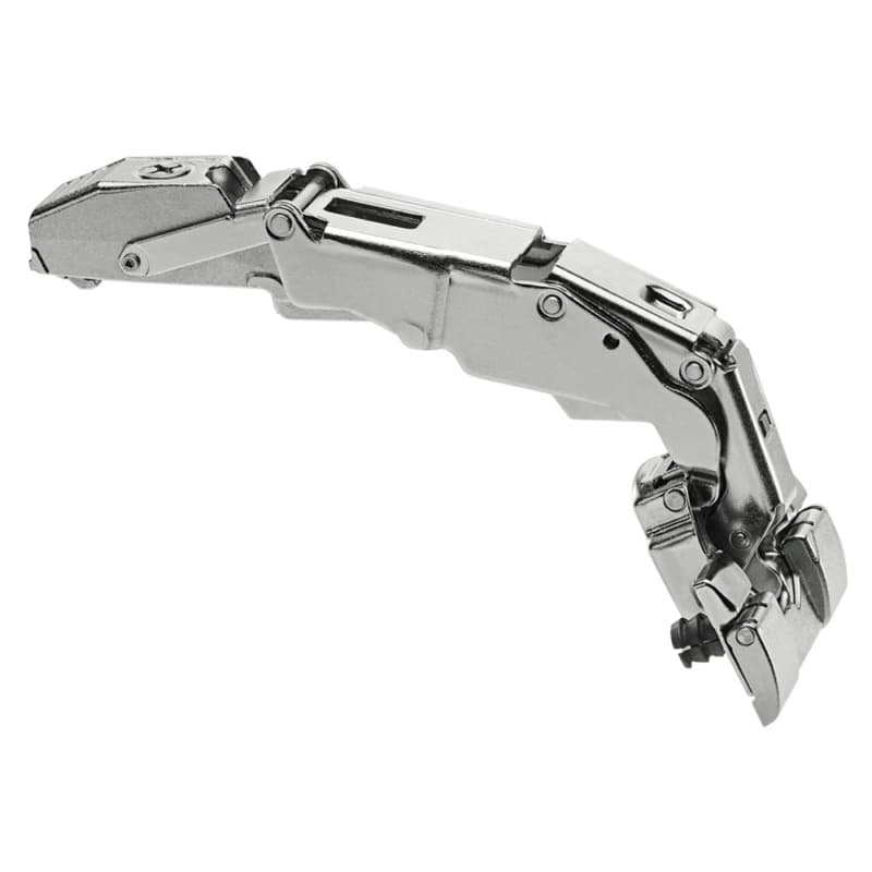 Clip Top 155° Opening Wide-Angled Hinge with BLUMOTION Soft-Closing, 45mm Bore Pattern, Full Overlay, Nickel-Plated, Inserta