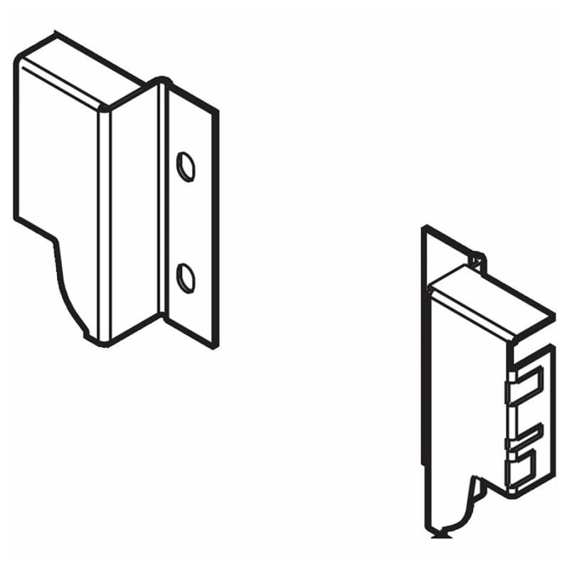 DV T-BOX NICKEL M BACK BRACKET, 08304394