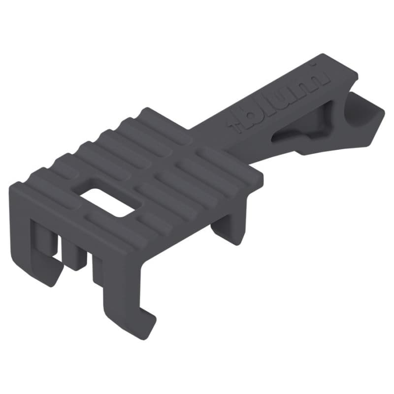 Aventos HK-S 100° Opening Angle Restriction Clip, Dark Gray