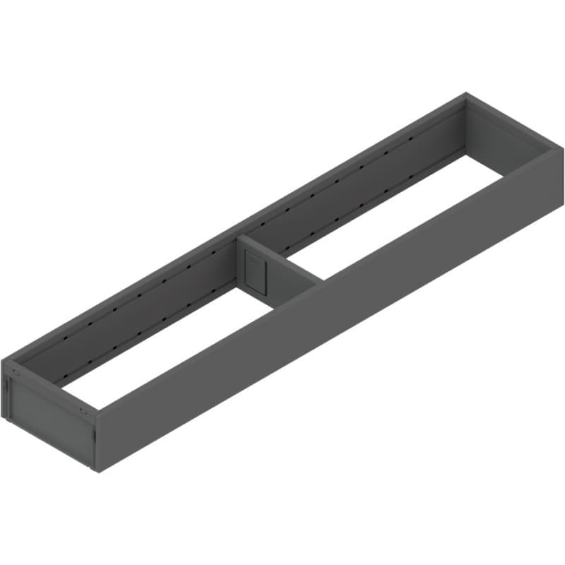 Ambia-Line Narrow Utensil Insert for Drawer, 100mm Wide, M-Height 2", Orion Gray, 22