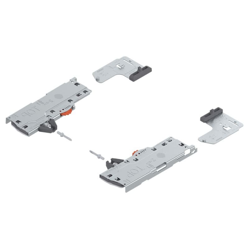 Legrabox/Movento S1 Tip-On Unit/Trigger with 44lb Capacity, Light Gray, 12"