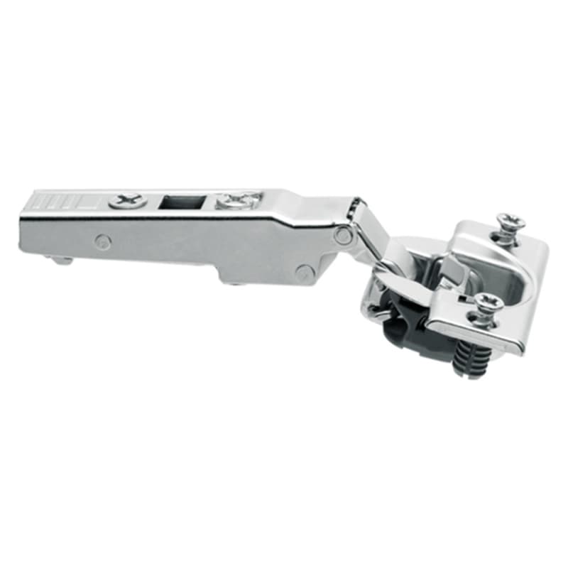 Clip Top 110°+ Opening Hinge with BLUMOTION Soft-Closing, 45mm Bore Pattern, Full Overlay, Nickel-Plated, Expando
