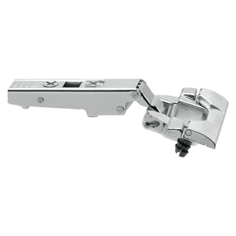 Clip Top 110° Opening Hinge, 45mm Bore Pattern, Free-Swinging, Full Overlay, Nickel-Plated, Inserta