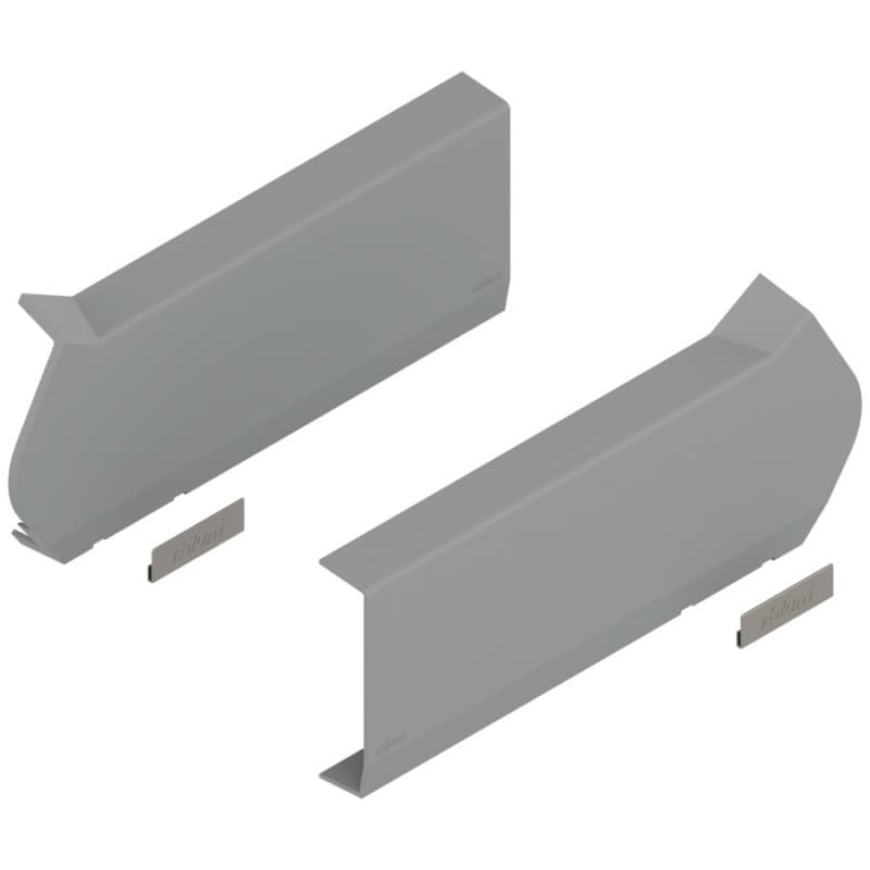 Aventos HF Large Cover Cap Set, Light Gray