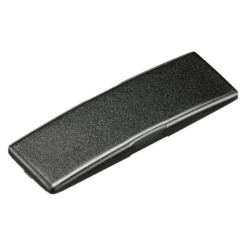 Clip Plain Hinge Straight Arm Cover Cap, Onyx Black