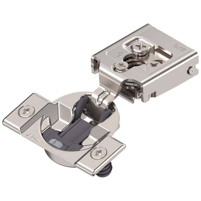 COMPACT CLIP 30C2 105° Opening Wrap-Around Face Frame Hinge,45mm Borin Pattern, Soft-Closing, 5/8" Opening, Press-In