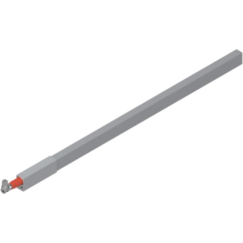 550mm Right-Hand Longside Gallery Rail, Gray