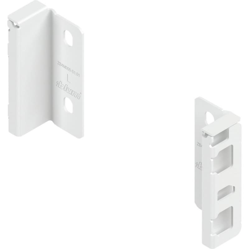 Merivobox Back Fixing Bracket M-Height 108mm, Silk White Matte