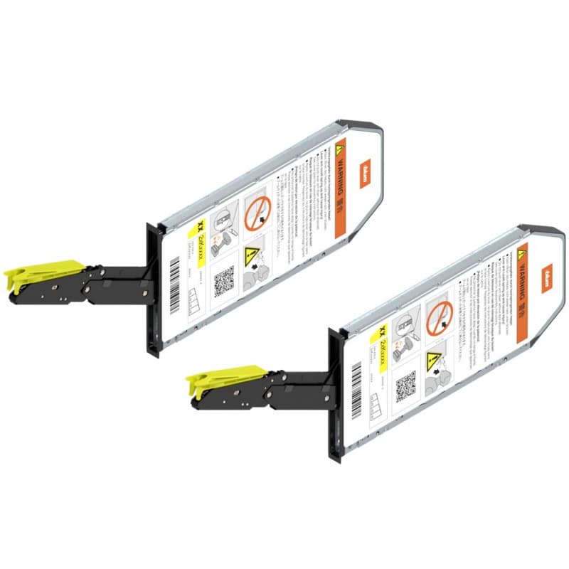 Aventos HKi Tip-On 2-Piece Lift Mechanism Set, Power Factor 420-1610, Onyx Black