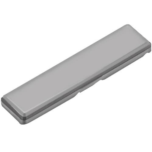 Clip Top Straight Arm Hinge Cover Cap for Thick Door Hinges, Black