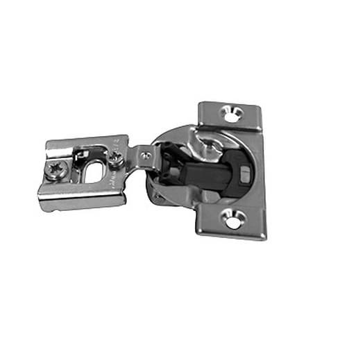 Compact 38N 105° Opening Wrap-Around Face Frame Hinge, 45mm Boring Pattern with BLUMOTION Soft-Closing, 3/4" Overlay, Screw-On