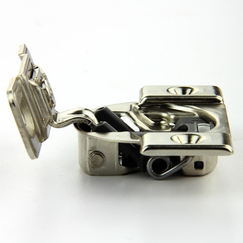 Compact 38B 107° Opening Wrap-Around Face Frame Hinge, 45mm Boring Pattern with BLUMOTION Soft-Closing, 1-3/8" Overlay, Screw-On