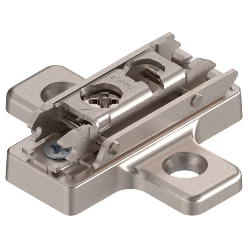 Clip Cam Adjustable Wing Mounting Plate, Nickel-Plated, Screw-On, 6mm