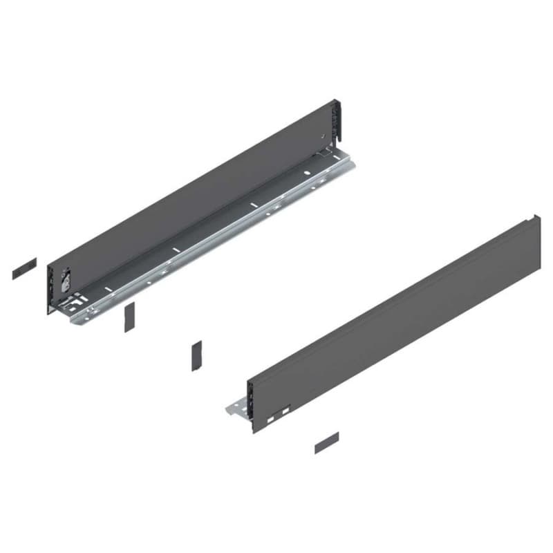 Legrabox Drawer Profile C-Height 7", Stainless Steel, 20"
