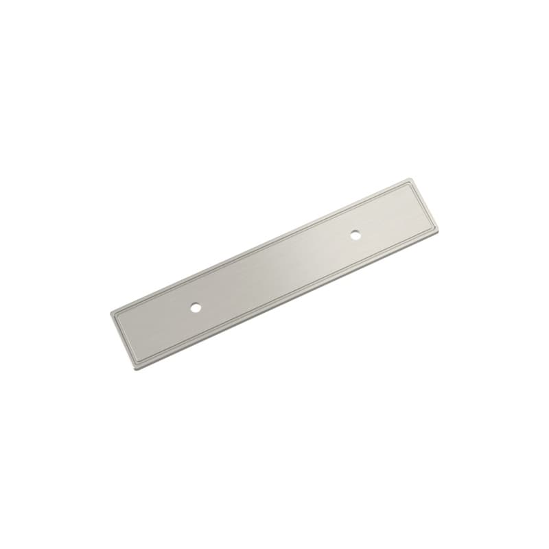 3" Thoreau Pull Backplate, Satin Nickel
