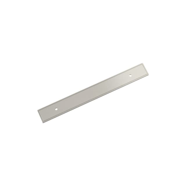160mm Thoreau Rectangle Backplate, Satin Nickel