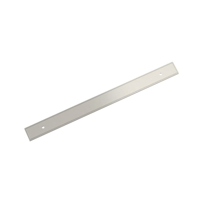 256mm Thoreau Rectangle Backplate, Satin Nickel
