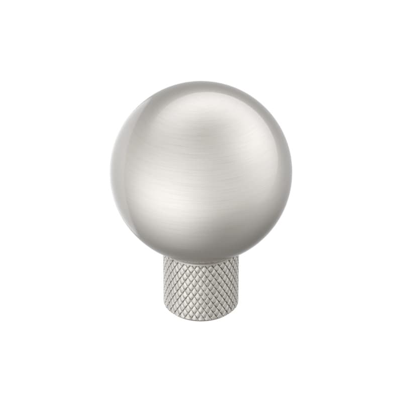 1-1/8" Collet Cabinet Knob, Satin Nickel