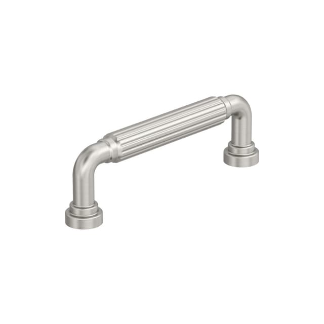 3-3/4" Cowrie Cabinet Pull, Satin Nickel