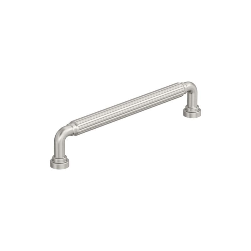 6-5/16" Cowrie Cabinet Pull, Satin Nickel