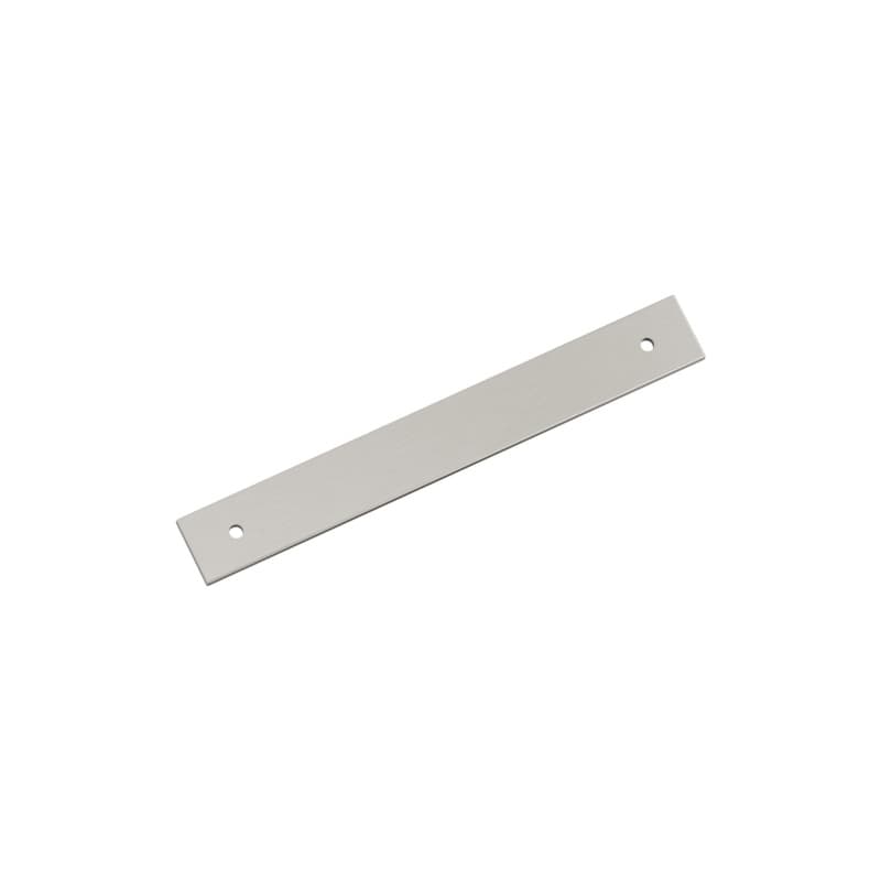 160mm Ladera Rectangle Cabinet Pull Backplate, Satin Nickel
