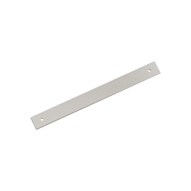 224mm Ladera Rectangle Cabinet Pull Backplate, Satin Nickel