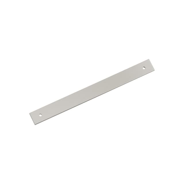 224mm Ladera Rectangle Cabinet Pull Backplate, Satin Nickel