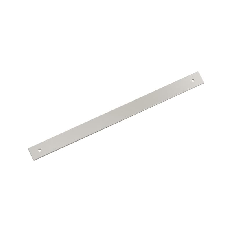 320mm Ladera Rectangle Cabinet Pull Backplate, Satin Nickel