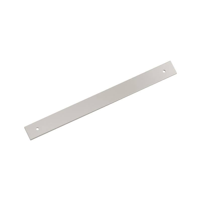 305mm Ladera Rectangle Appliance Pull Backplate, Satin Nickel