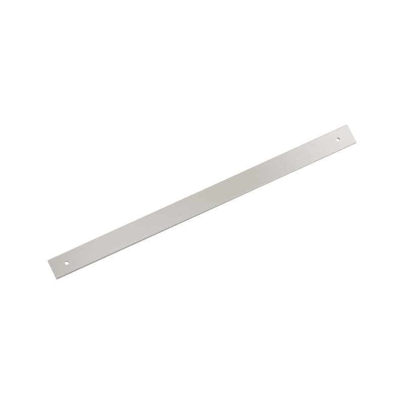 457mm Ladera Rectangle Appliance Pull Backplate, Satin Nickel