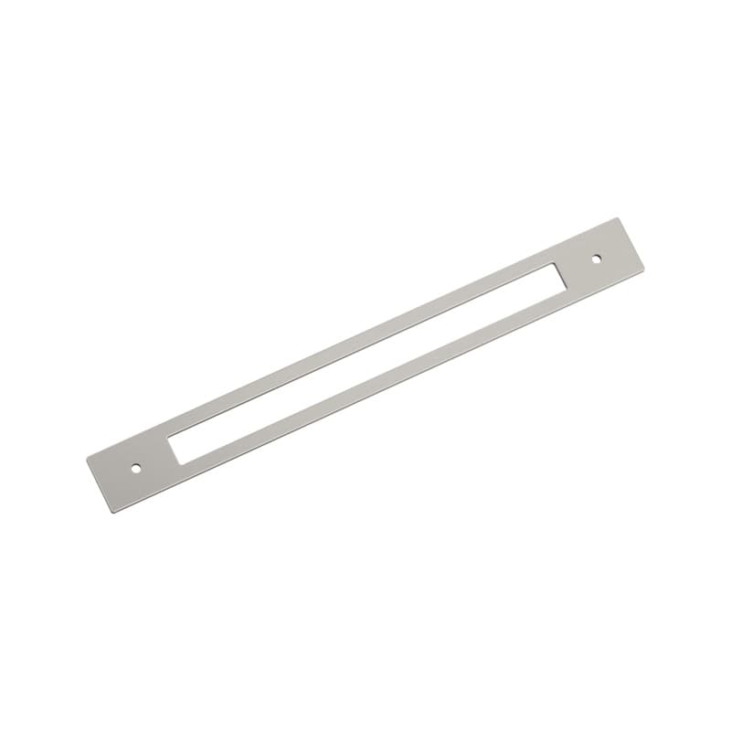 305mm Medora Rectangle Appliance Pull Backplate, Satin Nickel