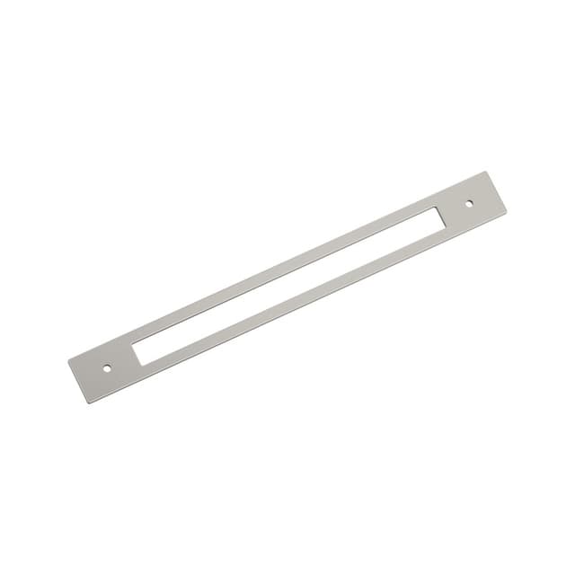 305mm Medora Rectangle Appliance Pull Backplate, Satin Nickel