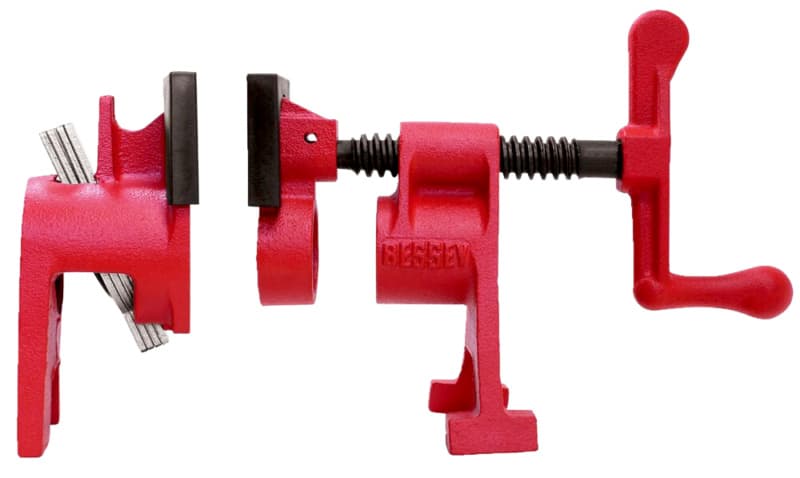 8-1/2" x 3/4" Diameter H-Style Pipe Clamp, 2-1/8" Throat Depth
