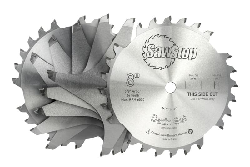 8" Premium Dado Set with Systainer