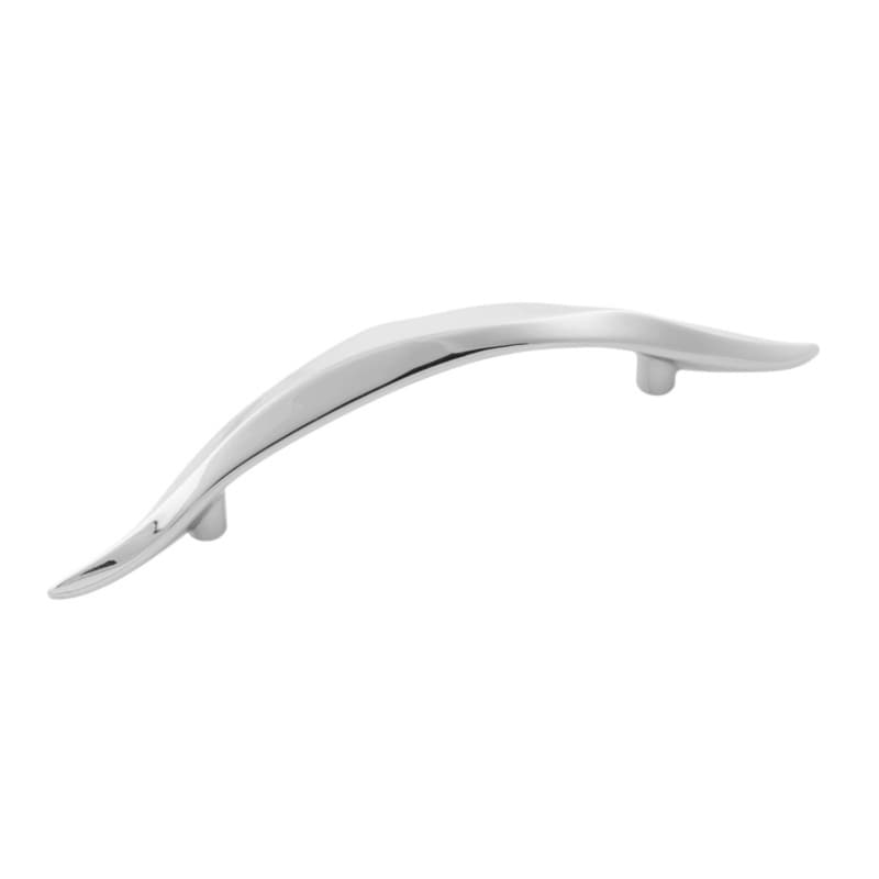 3-3/4" Willow Designer Pull, Polished Nickel