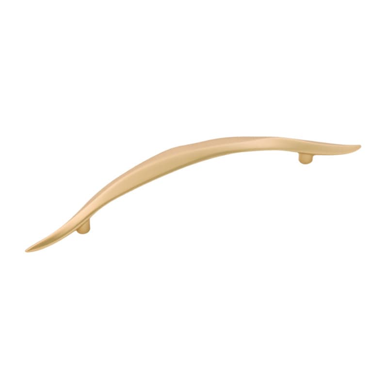 5-1/16" Willow Designer Pull, Flat Ultra Brass