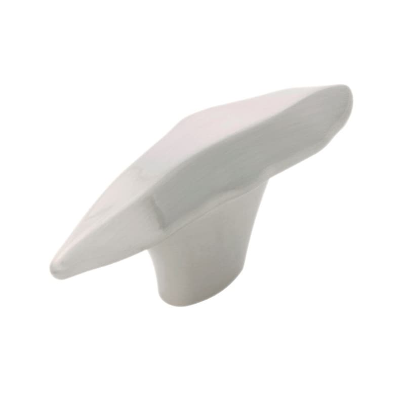 2-1/8" x 5/8" Willow Cabinet Knob, Satin Nickel