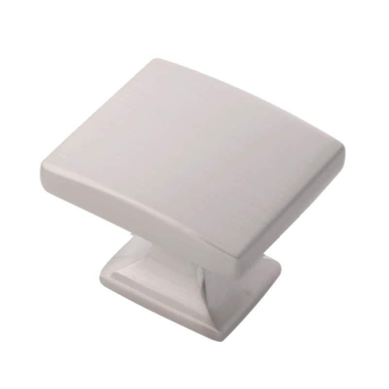 1-7/16" x 1-1/4" Forge Cabinet Knob, Satin Nickel