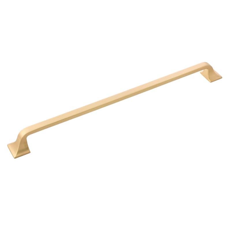 12" Forge Handle Pull, Brushed Golden Brass