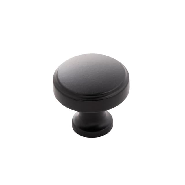 1-1/4" Piper Cabinet Knob, Matte Black