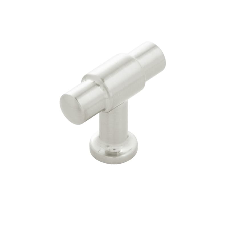 1-5/8" x 5/8" Piper T-Cabinet Knob, Satin Nickel