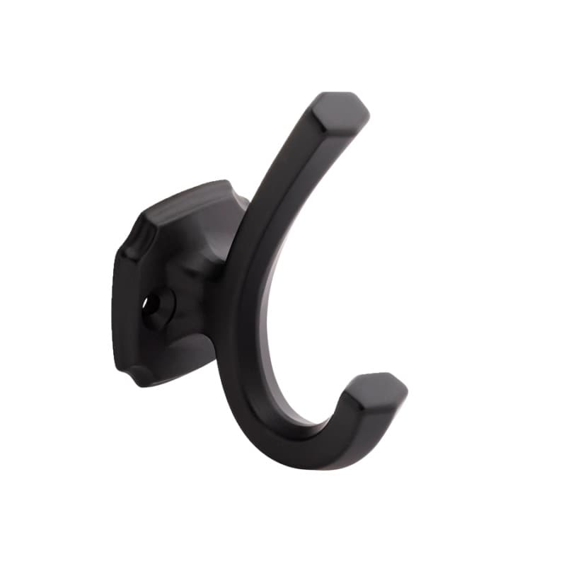 1" Veranda Hook, Matte Black